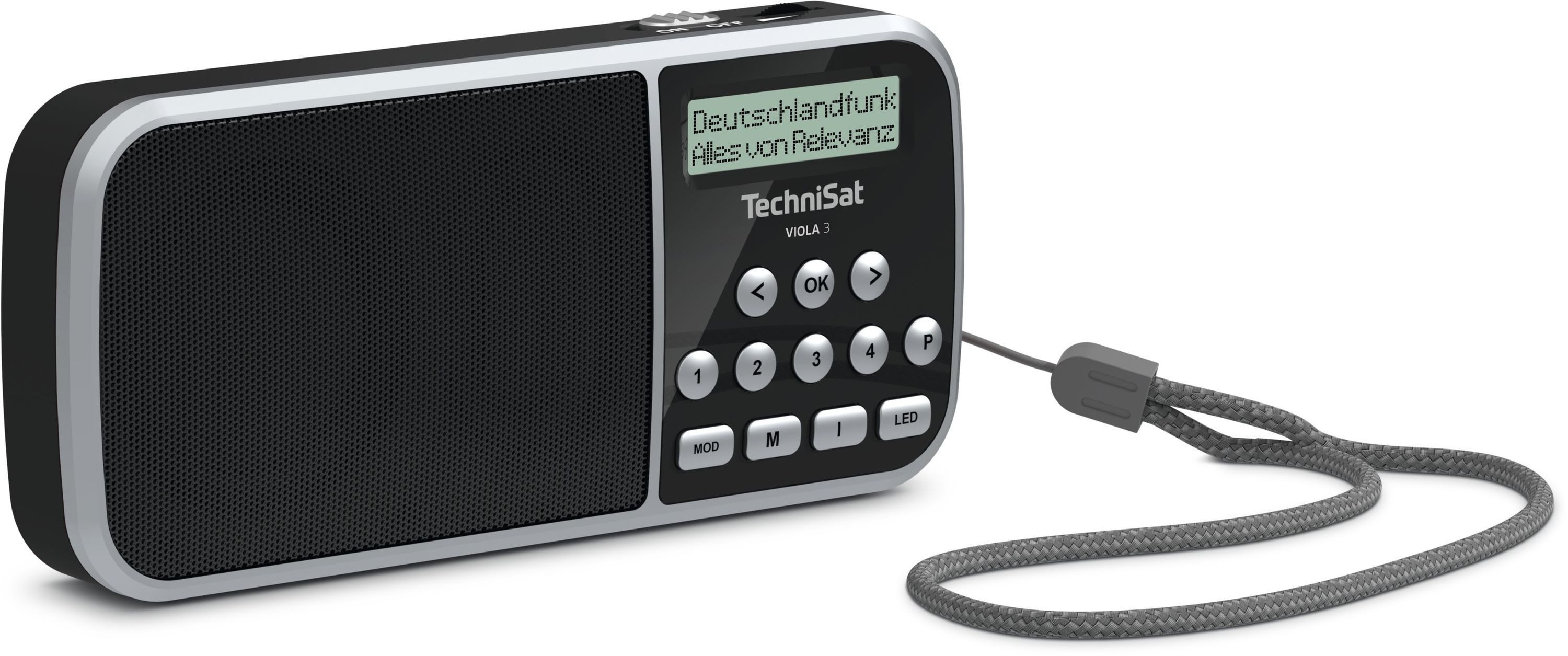 TechniSat VIOLA 3 Digitalradio (DAB) (Digitalradio (DAB), FM-Tuner mit RDS, 1 W)