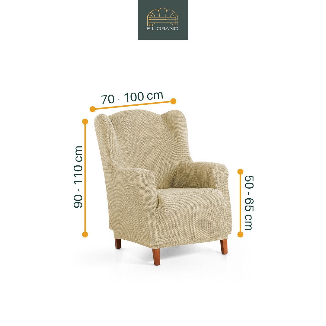 Belmarti Sesselhusse Bezug für Sessel, Relaxsessel, Ohrensessel made in Spa günstig online kaufen