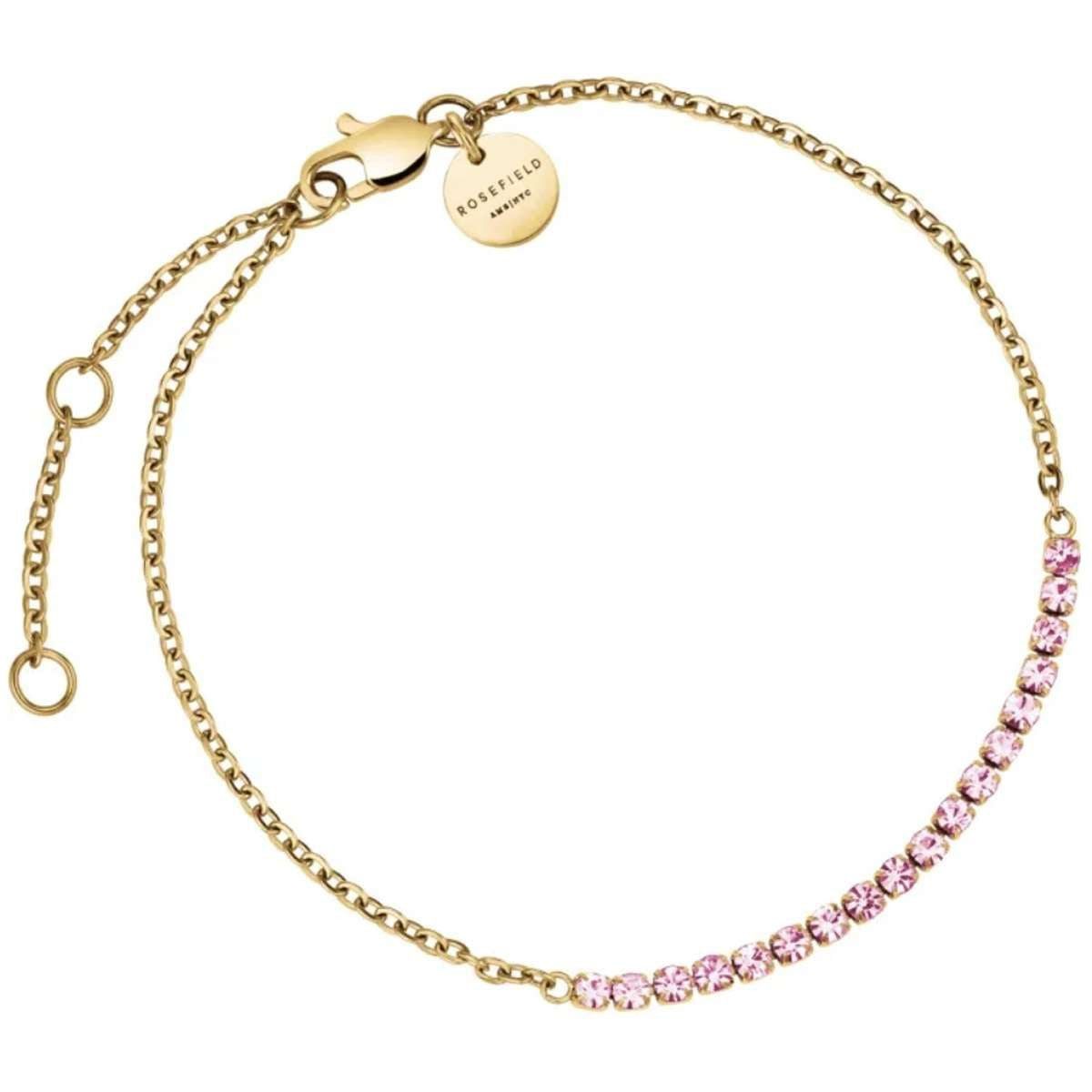 ROSEFIELD Tennisarmband JBTRG-J905, für Damen Goldfarben Rosé