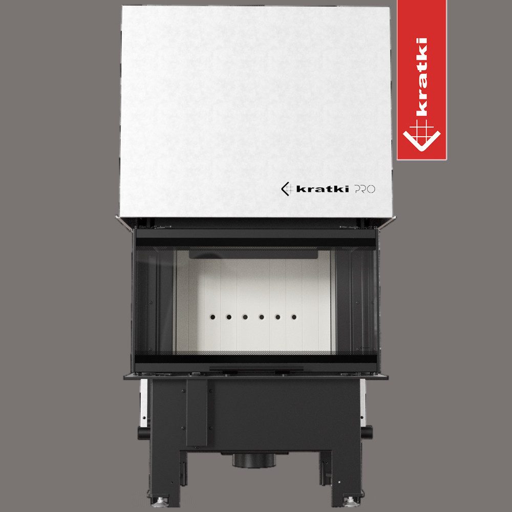 Kratki Kamineinsätze Kamineinsatz REGNOR 680/280 6 kW Ø 160 3 Seiten glas, 6 kW