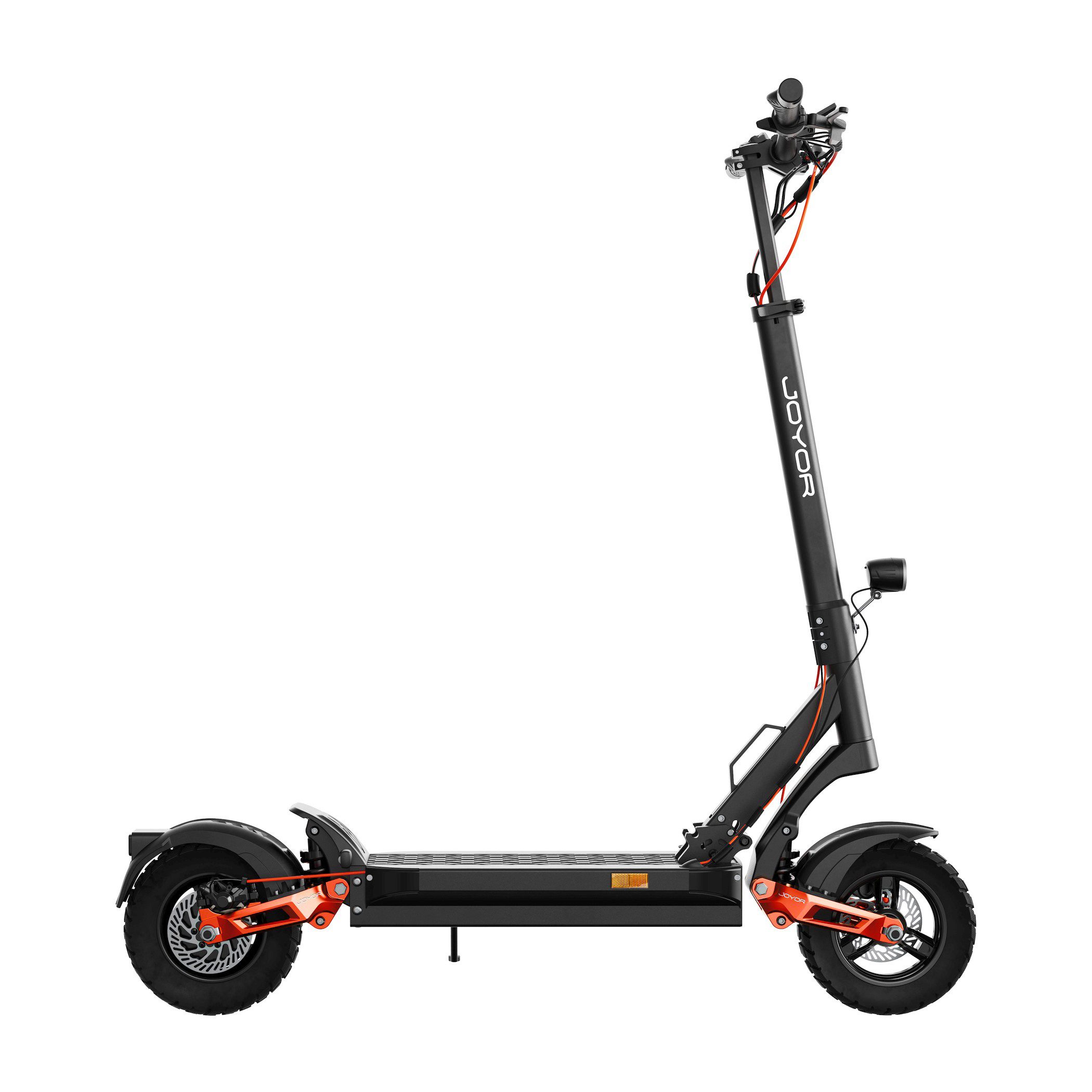 JOYOR E-Scooter T6E Pro bis 90km Reichweite Blinker offroad Straßenzulassung ABE 500W, 500 W, 20 km/h, (Long-Range-Performance-Kit, mit hydraulischer Vollfederu – Bild 5 von 5