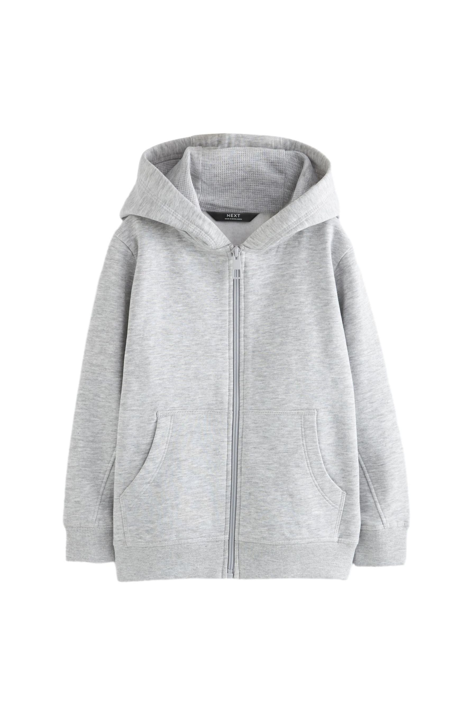 Next Hoodie Basic-Kapuzenjacke mit Reißverschluss (1-tlg)