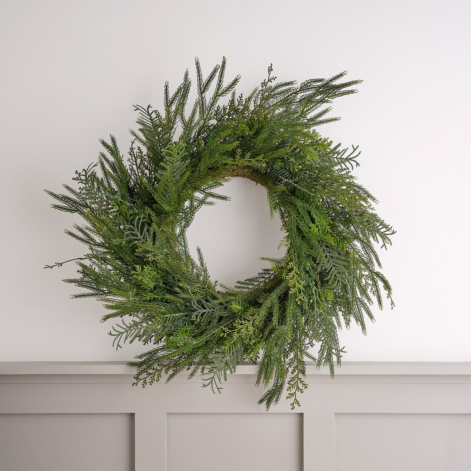 Lights4fun Dekokranz 60cm Premium Weihnachtskranz