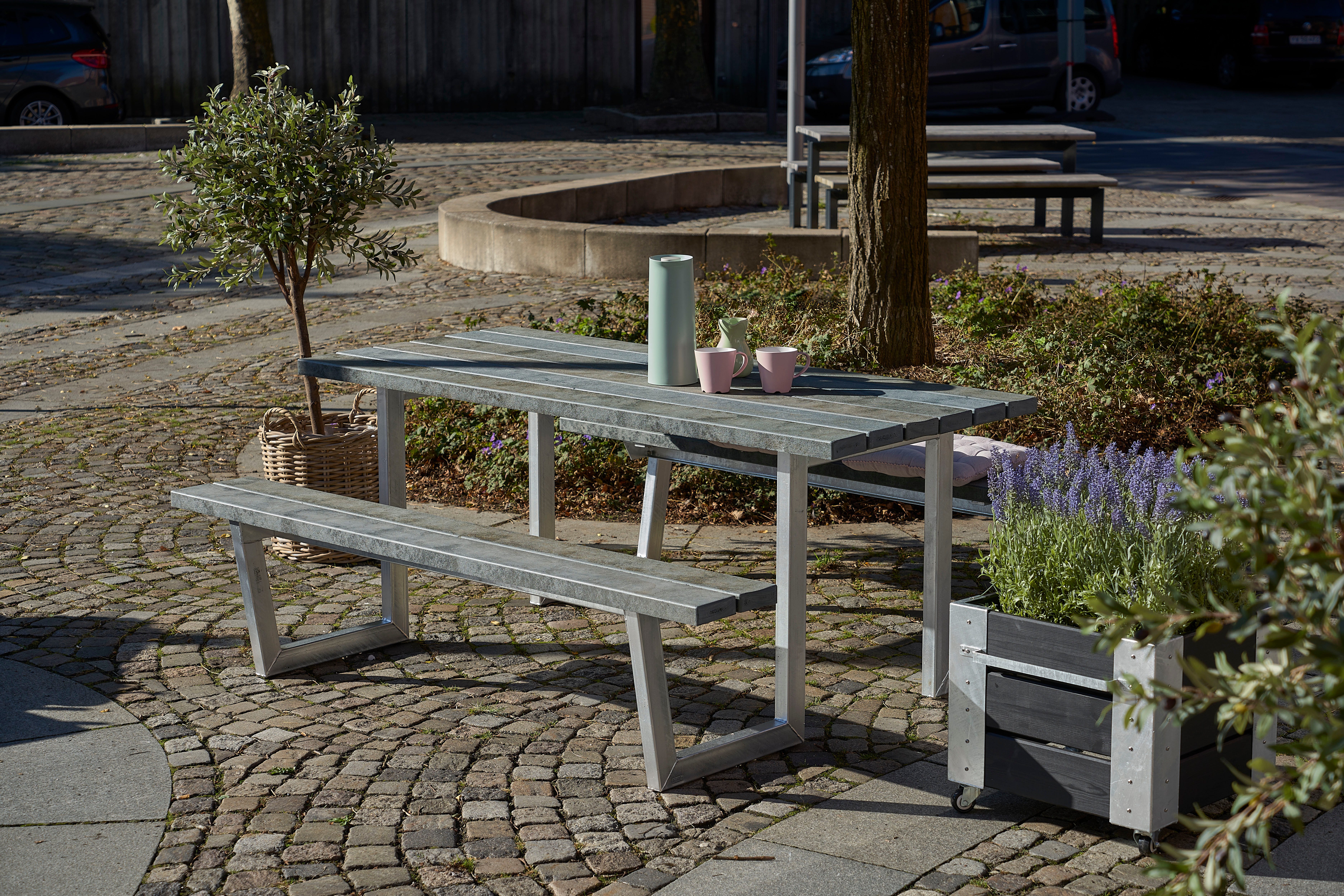 PLUS Garten-Essgruppe »Wega« Kombimöbel, (1-tlg), 177x161x73/45 cm