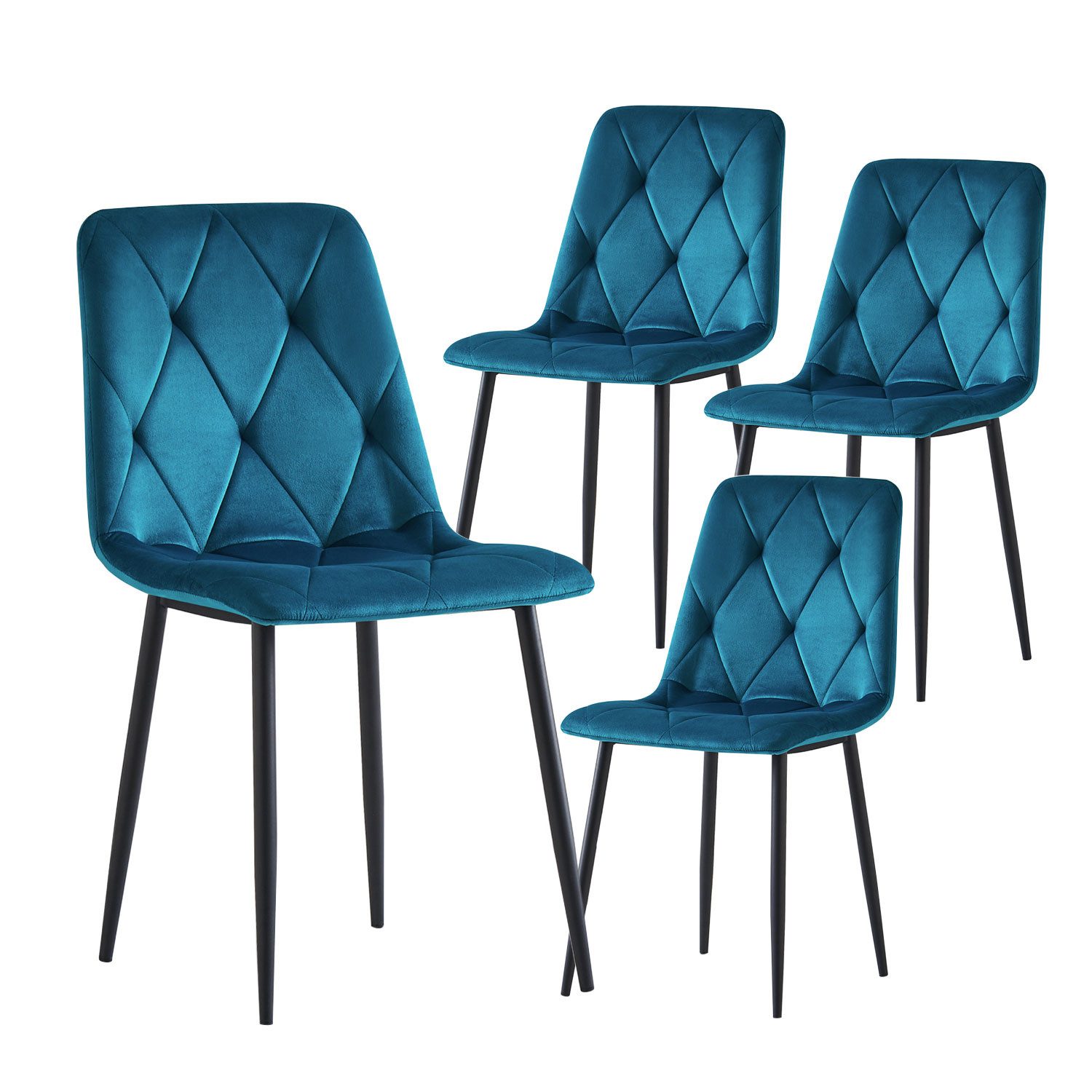B&D home 4-Fußstuhl VICKA (4er Set, günstig online kaufen