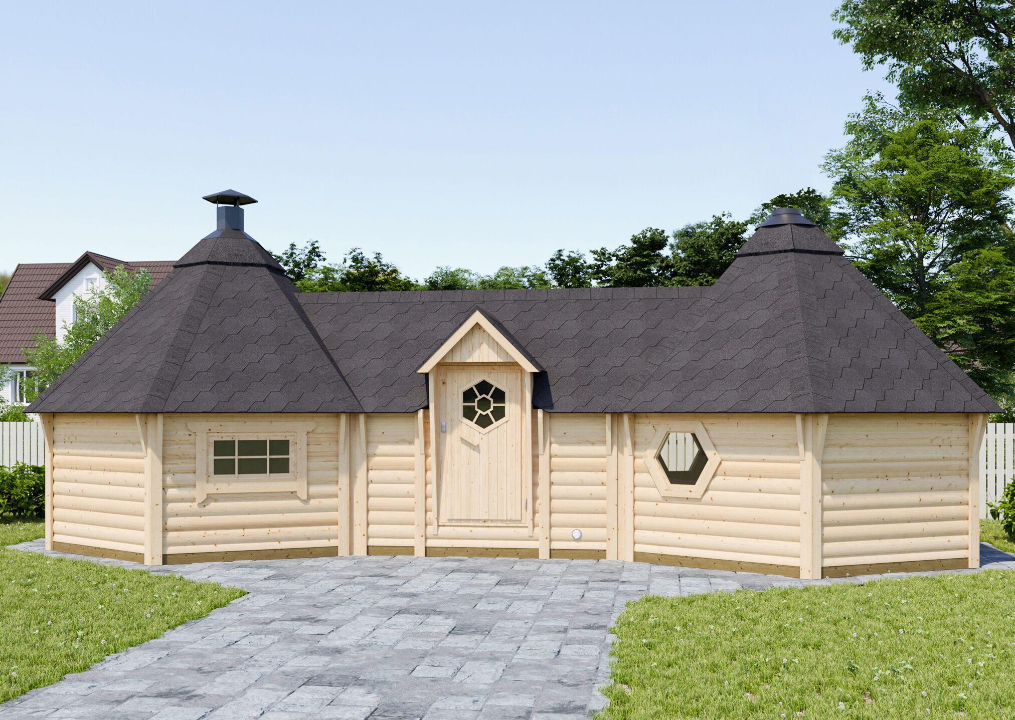 Fjordholz Grillkota Just 22 m²