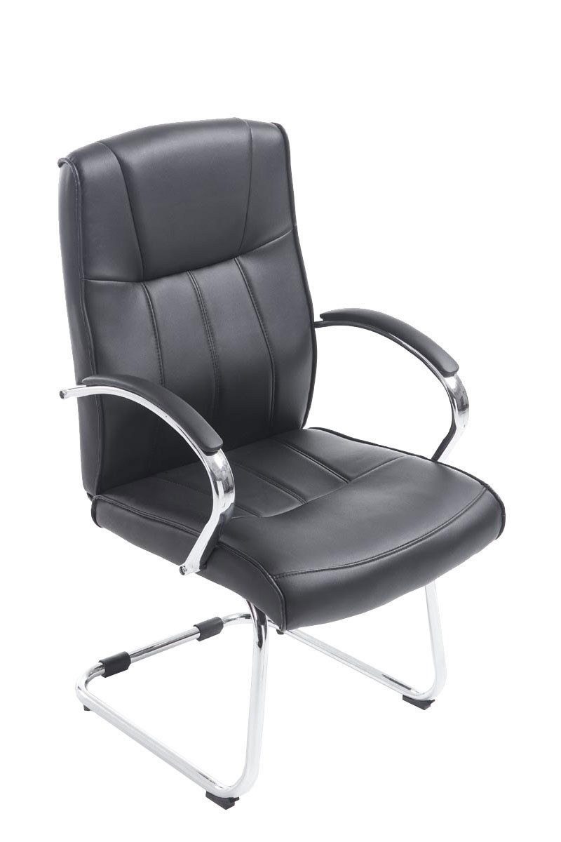 CLP Besucherstuhl Basel V2, Freischwinger mit Metallgestell und Bodenschoner