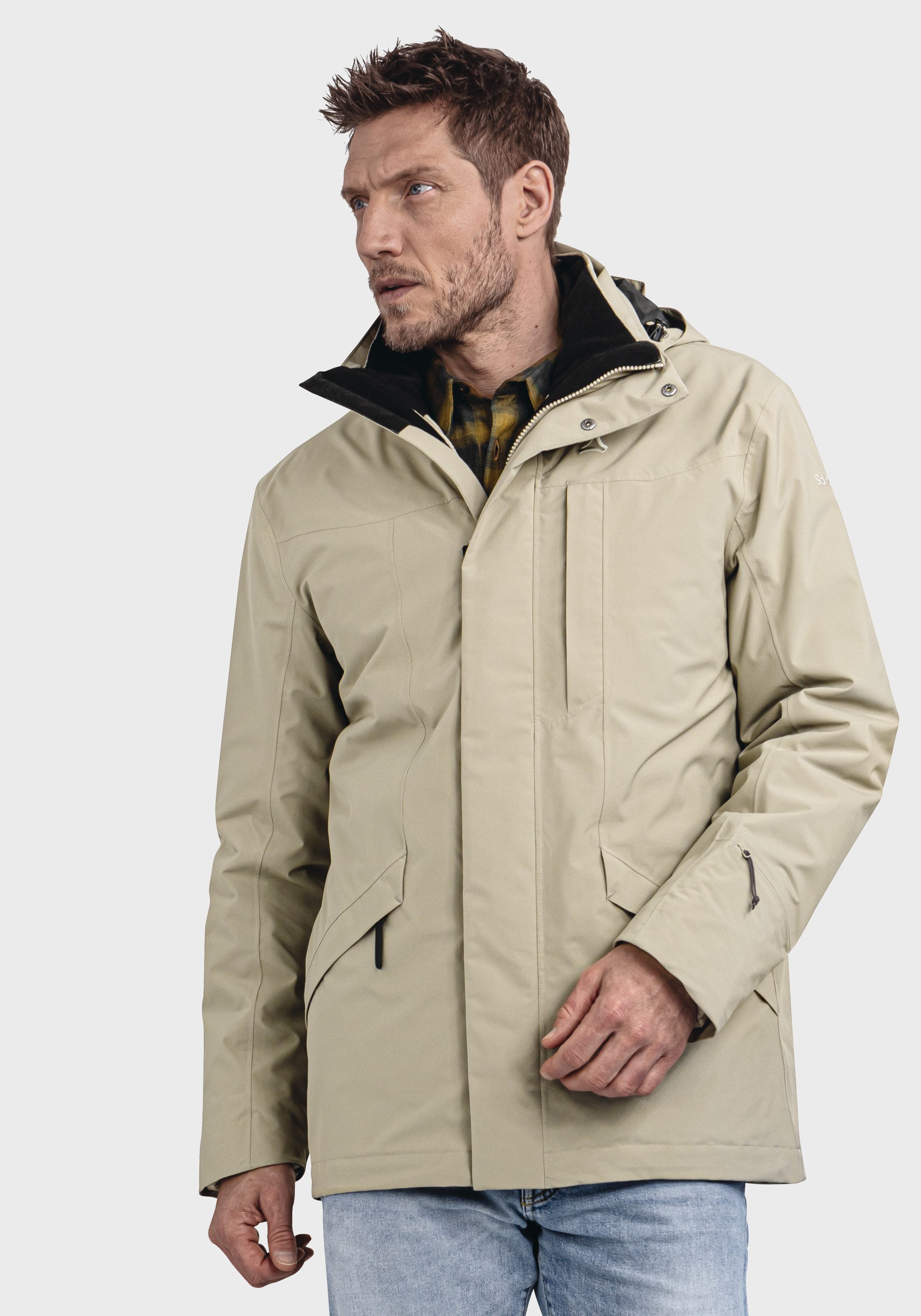 Schöffel Doppeljacke 3in1 Parka Style Borkol MNS
