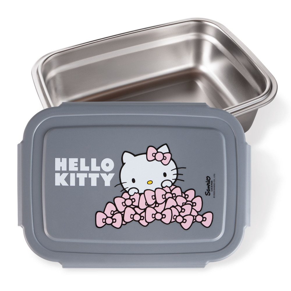 p:os Aufbewahrungsdose Hello Kitty - Brotdose - aus Edelstahl