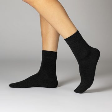 sockenkauf24 Kurzsocken 6 oder 12 Paar Damen&Herren kurze Socken ohne Naht und ohne Gummibund (6-Paar) Soft Bündchen ohne Gummi