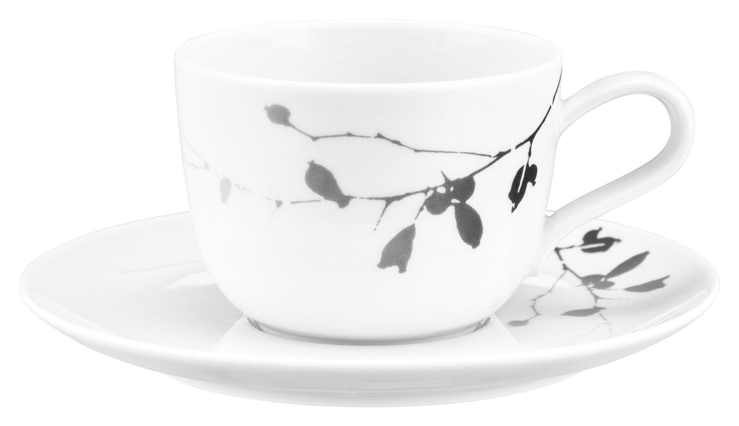 Porzellan Weiß, LIBERTY ROSE, DARK Seltmann Kaffeetasse Tasse cm, Weiden Ø 8,5