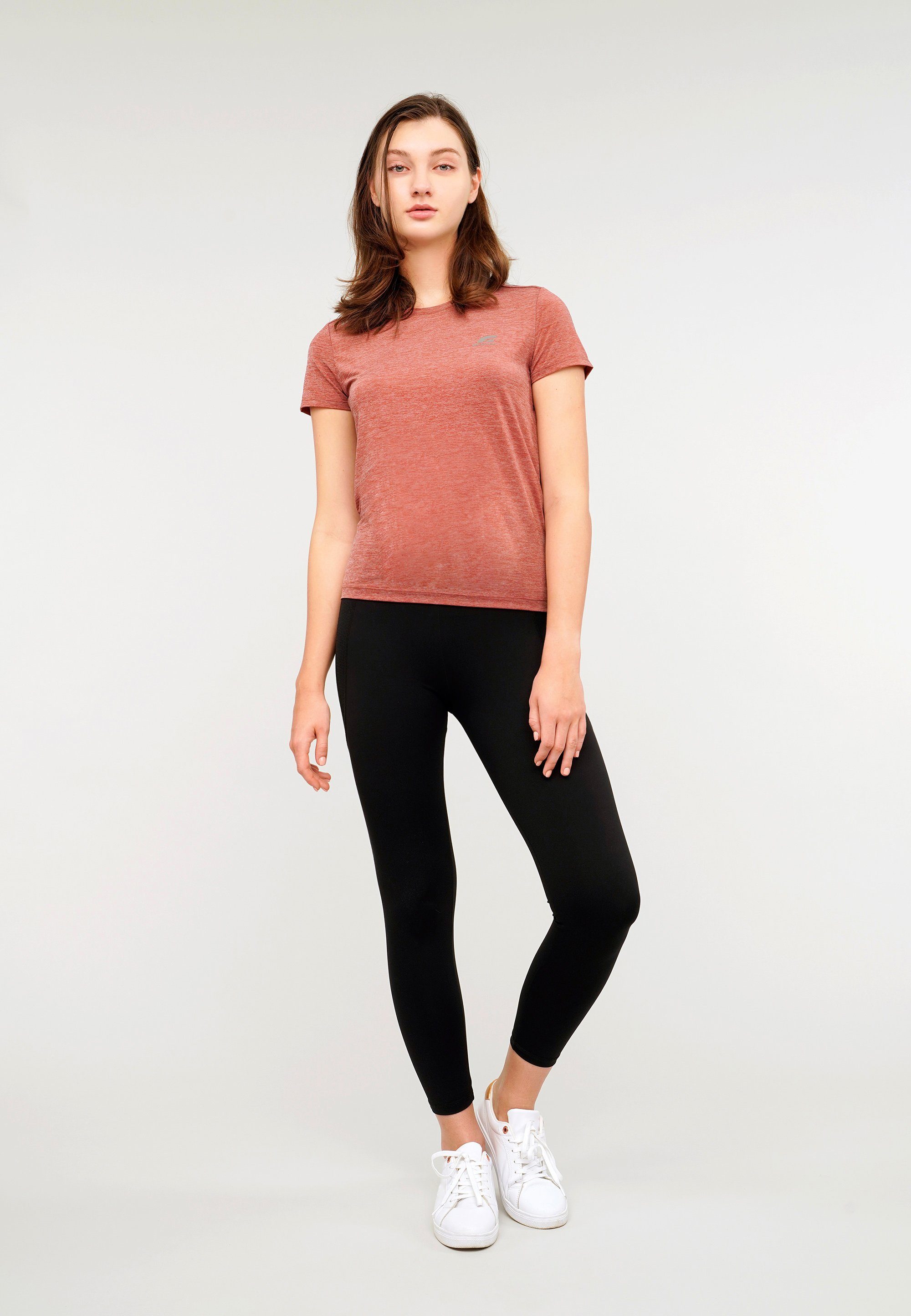 hohem Leggings schwarz G mit GIORDANO Motion Dehnbund