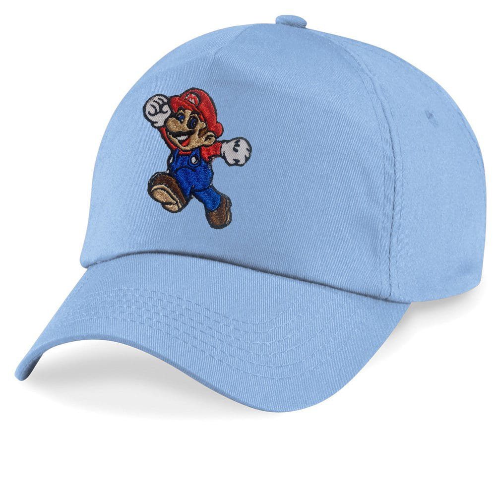 Baseball Cap Kinder Mario Stick Patch Luigi Klempner Super Retro