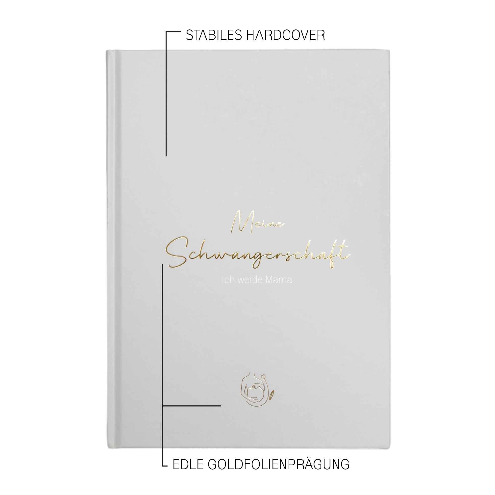 LEAF & GOLD Tagebuch Schwangerschaftstagebuch Halte die besondere Zeit fest – Bild 3 von 5