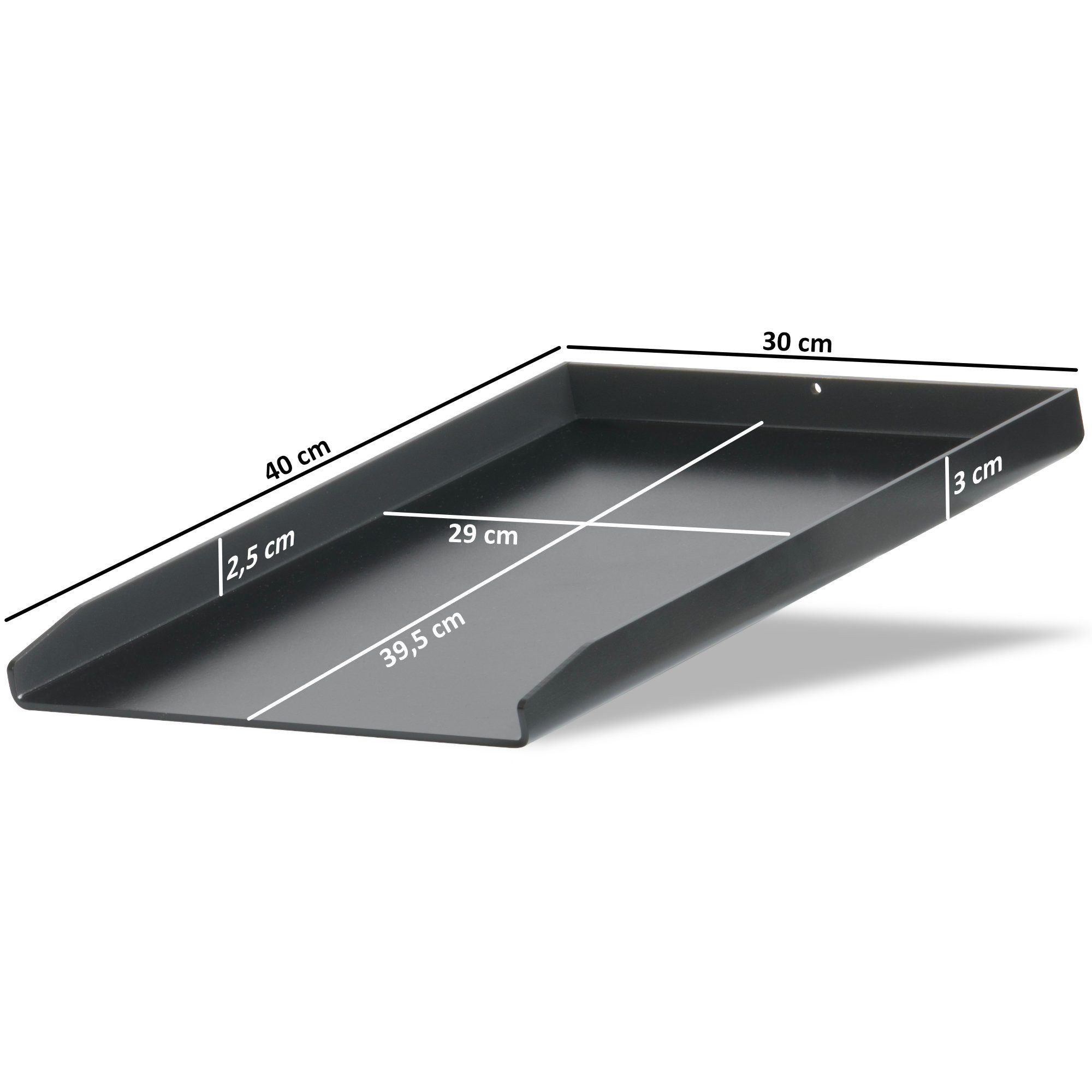 BBQ-Toro Grillplatte Stahl Keramik Grillplatte 30 x 40 cm, Keramikbeschichtete Grillplatte (1-St), Kann direkt genutzt werden