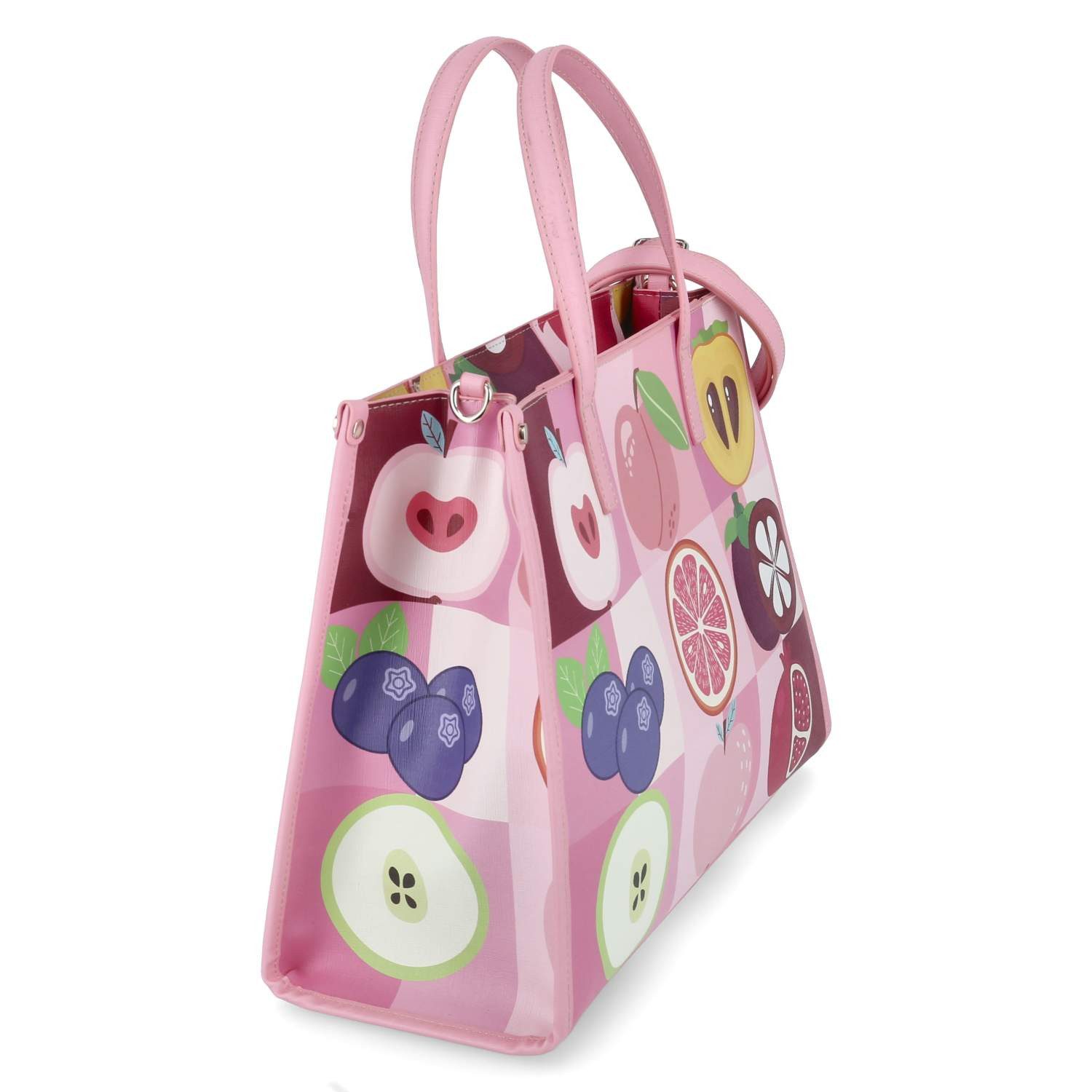 Fräulein Frida Shopper Fräulein Frida FF2069,670 Damen Henkeltaschen Synthetik pink