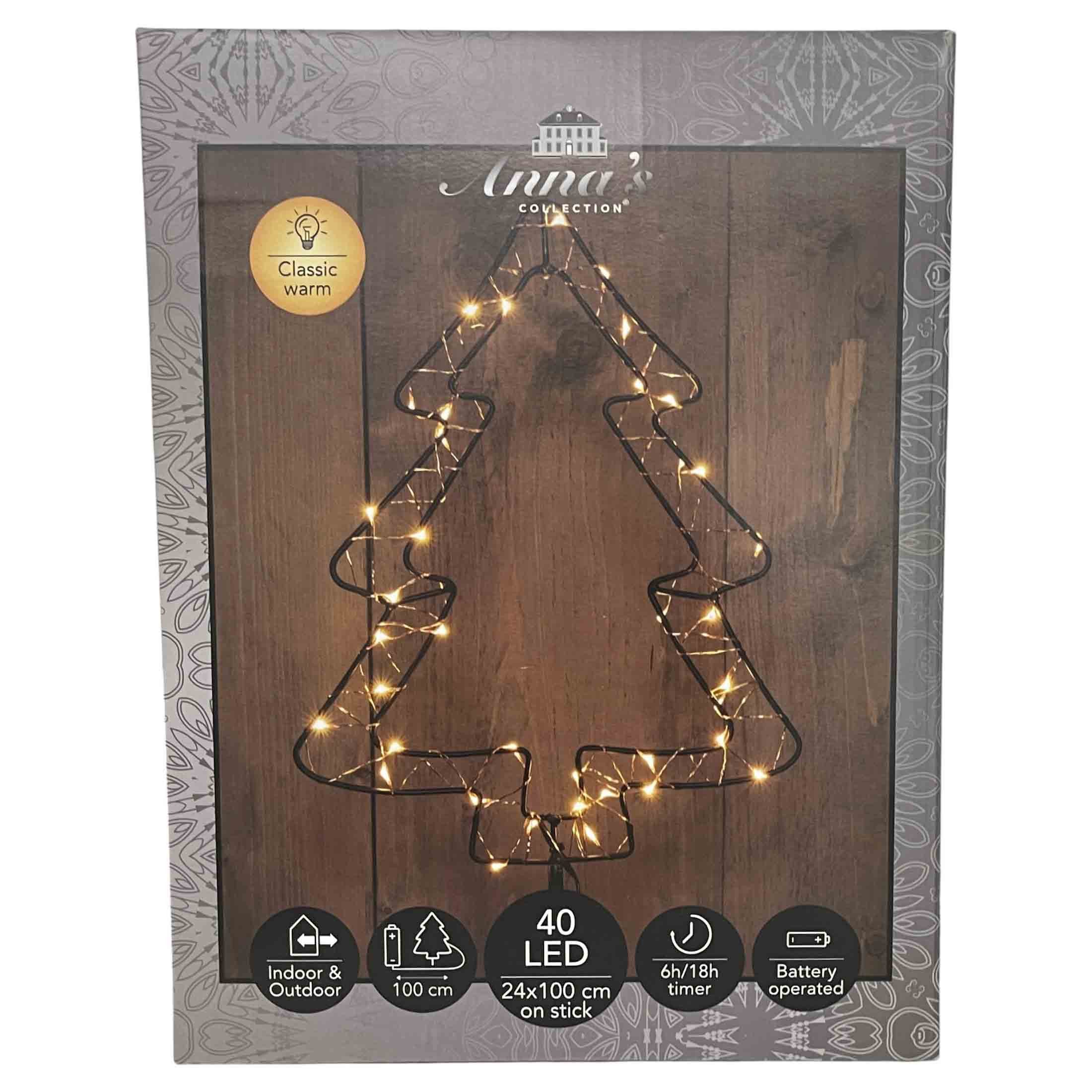 Coen Bakker Deco BV Gartenstecker (1-St) LED Tannenbaum 40 LED Classic warm 90cm