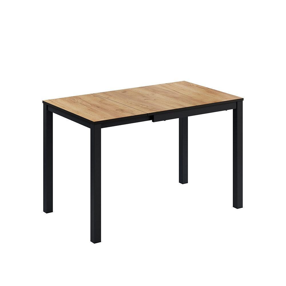 Vicco Esstisch Granny, Eiche/Anthrazit, 80-120 x 70 cm ausziehbar (1-St)