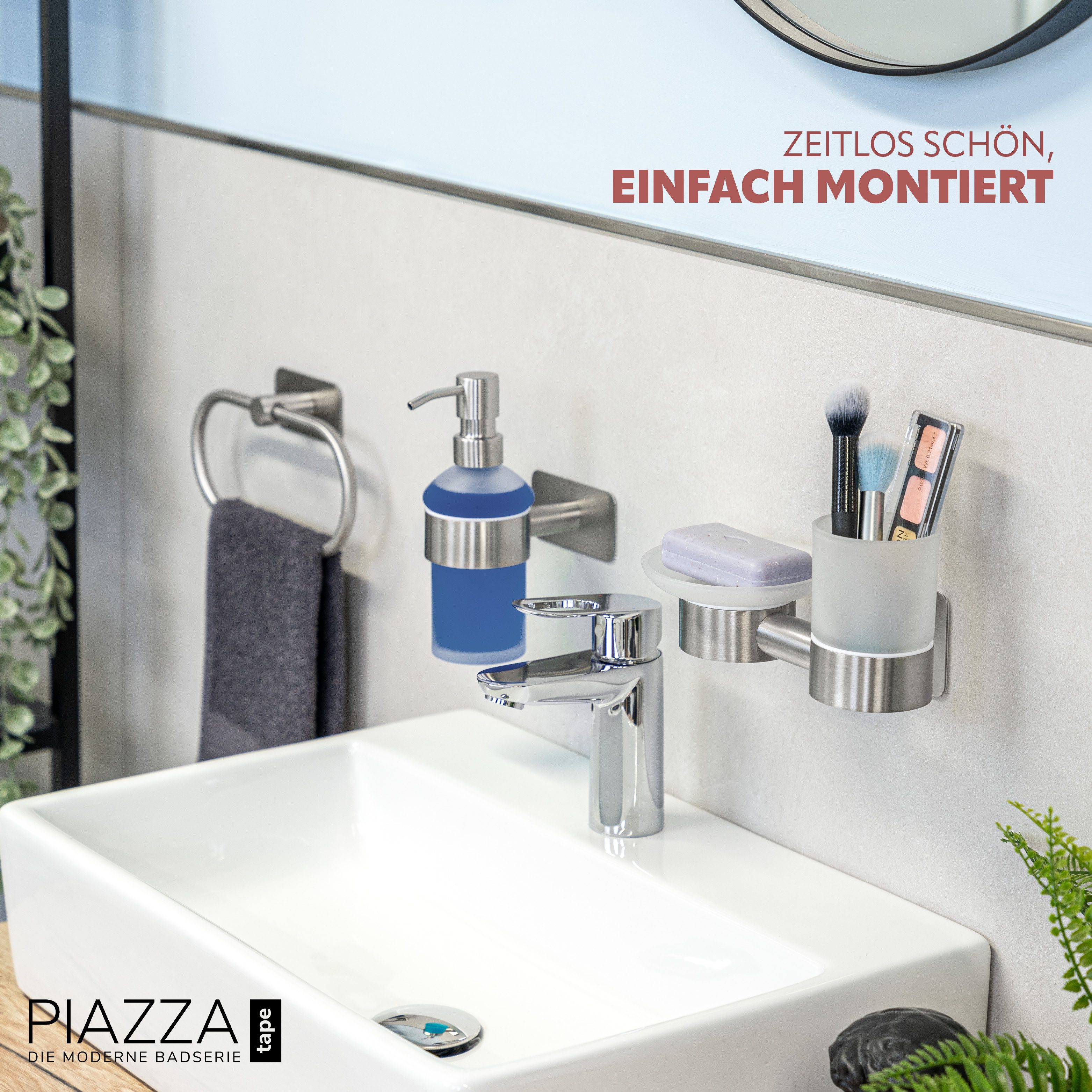 bremermann Seifenschale Bad-Serie PIAZZA TAPE - Wandhalter mit Klebepad günstig online kaufen