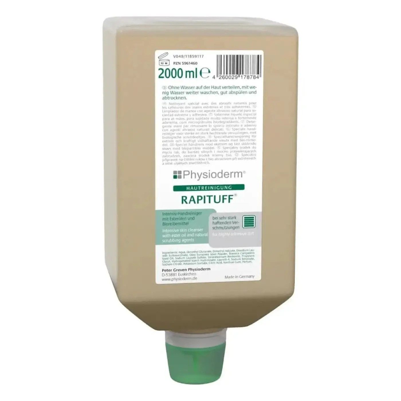 Physioderm Handwaschpaste Physioderm® RAPITUFF® Handreiniger