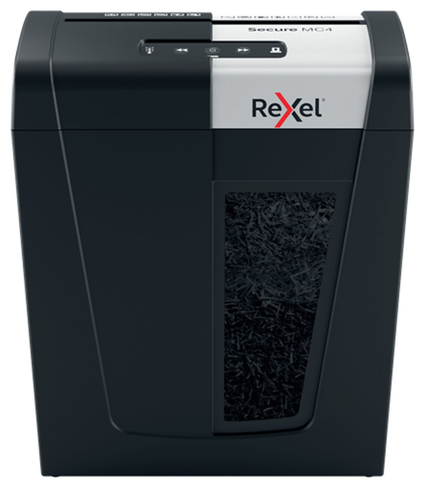 REXEL Reißwolf Secure MC4, Mikrogeschnittene Zerkleinerung, 2x15 mm, 14 l, 150 Blätte