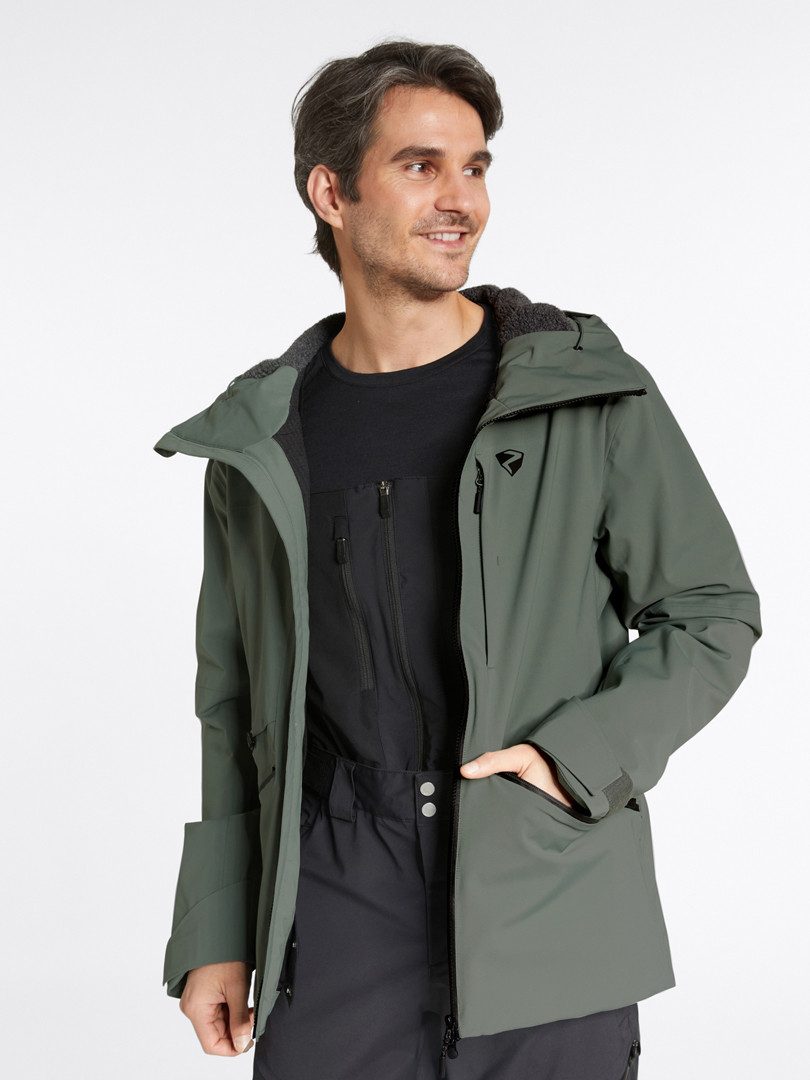 Ziener Skijacke ZIENER TAHAN Jacke green mud