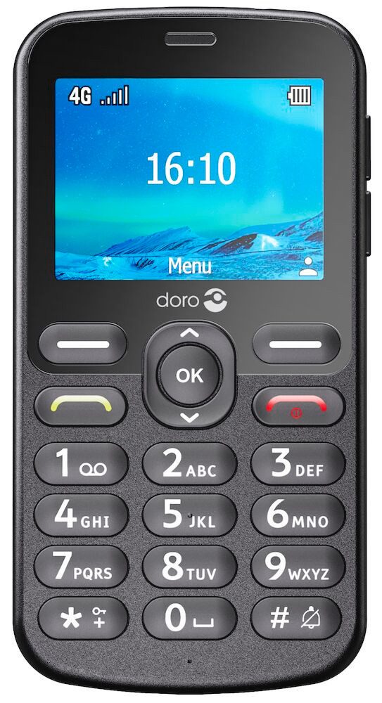 Doro 1880 Seniorenhandy (6,11 cm/2,4 Zoll, 0,017 GB Speicherplatz)