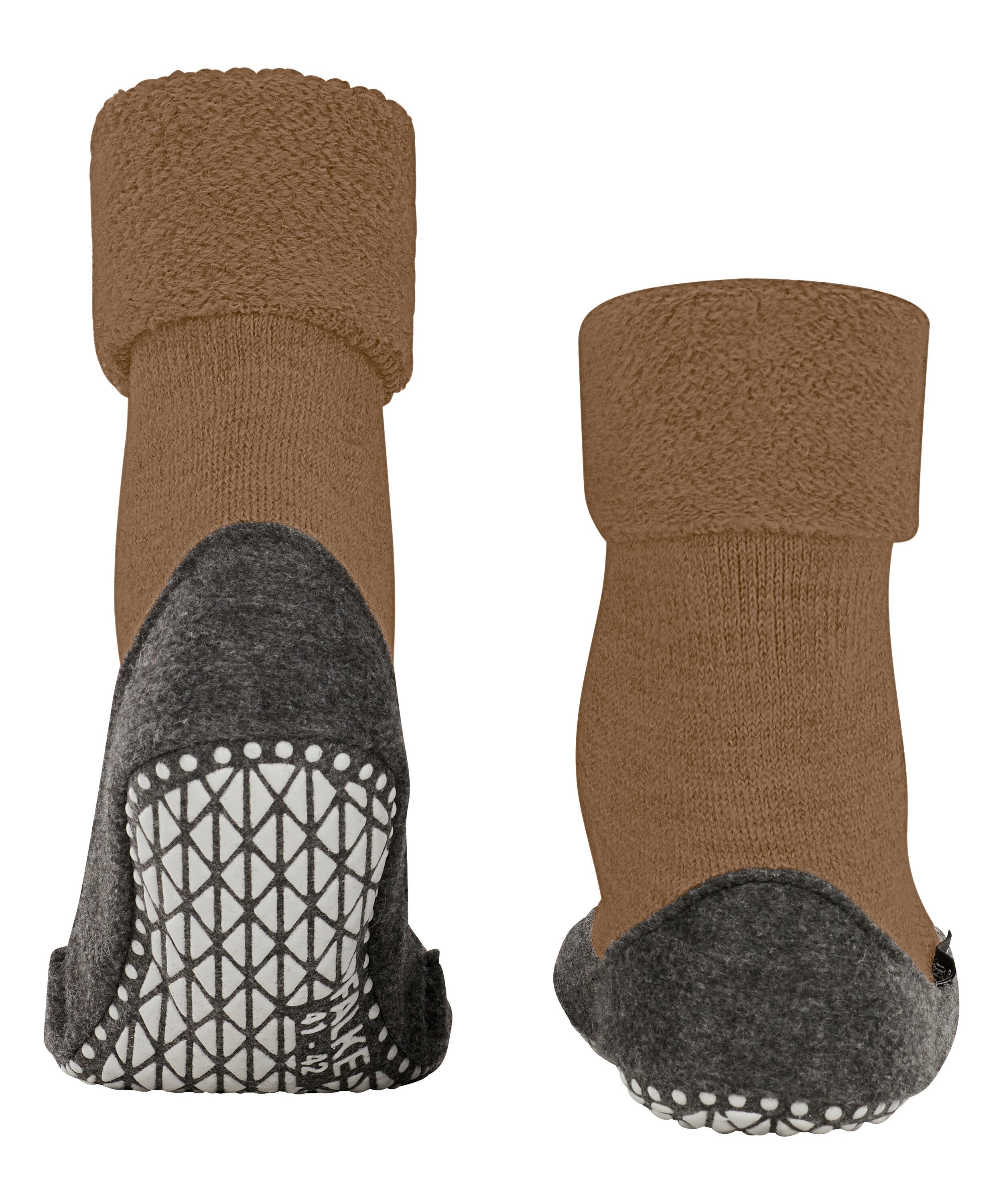 FALKE Socken Cosyshoe Hausschuhe (1-Paar) mit Merinowolle & rutschhemmender Sohle