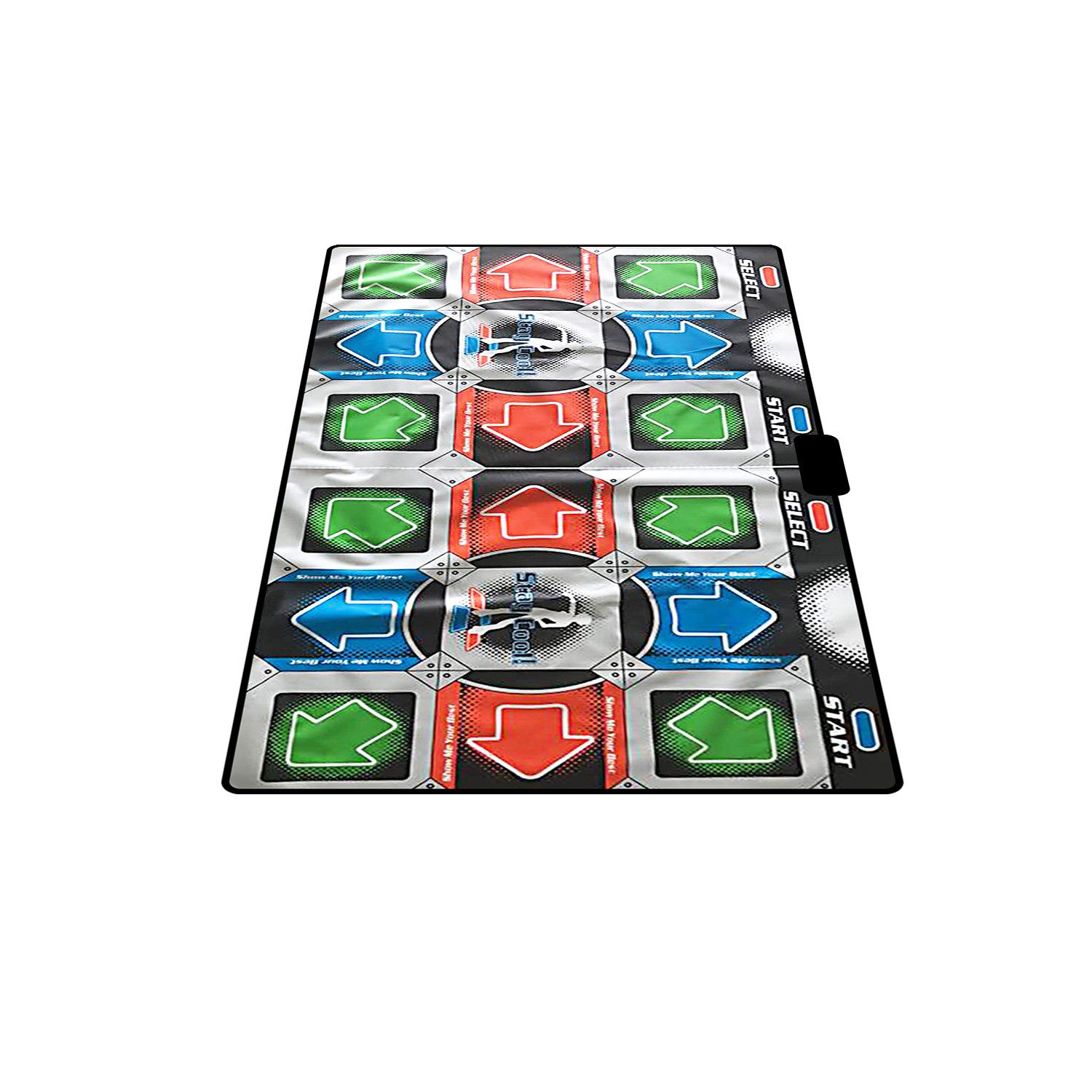 Mad Monkey Mad Monkey - Retro Dance Matte für 2 Spieler Tanzmatte