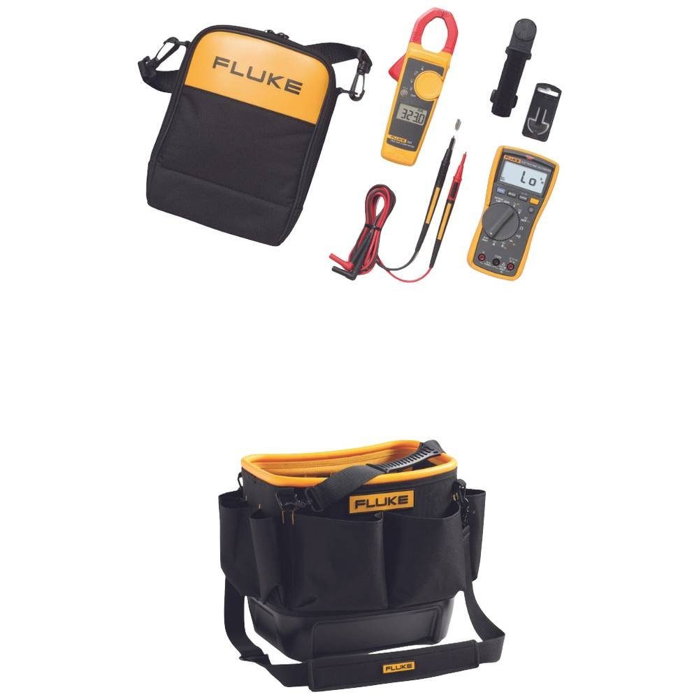 Fluke Multimeter Kit enthält 117/323 Multimeter Combo Kit jetzt, inkl. Prüfkabel, inkl. Tasche