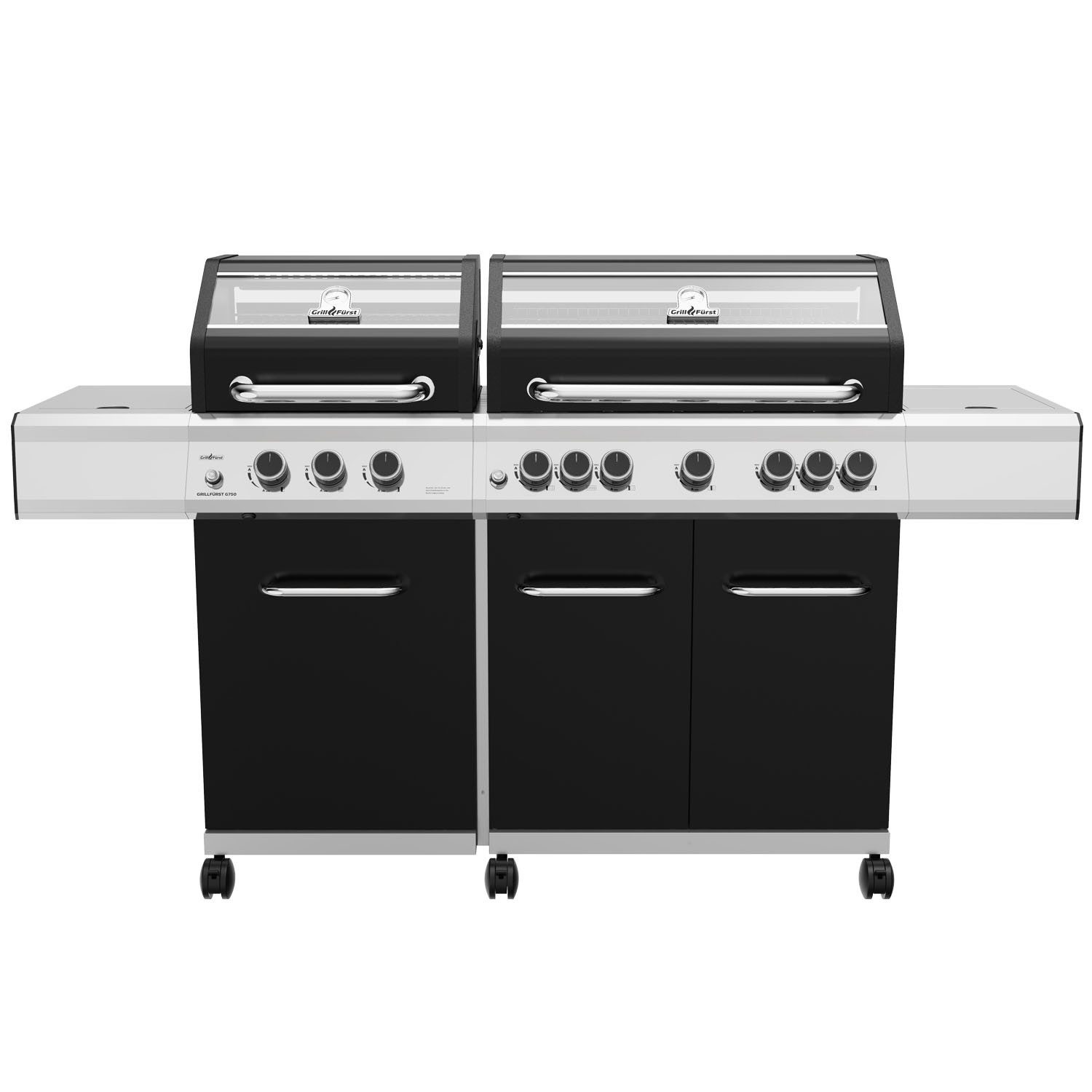 Grillfürst Gasgrill Grillfürst G750E 7-Brenner Doppelkammer