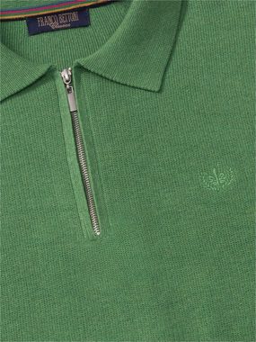 Franco Bettoni Polokragenpullover aus reiner, hautsympathischer Baumwolle