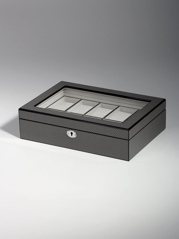 Rothenschild Uhrenbox Rothenschild Uhrenbox RS-2071-10CA fuer 10 Uhren carbon