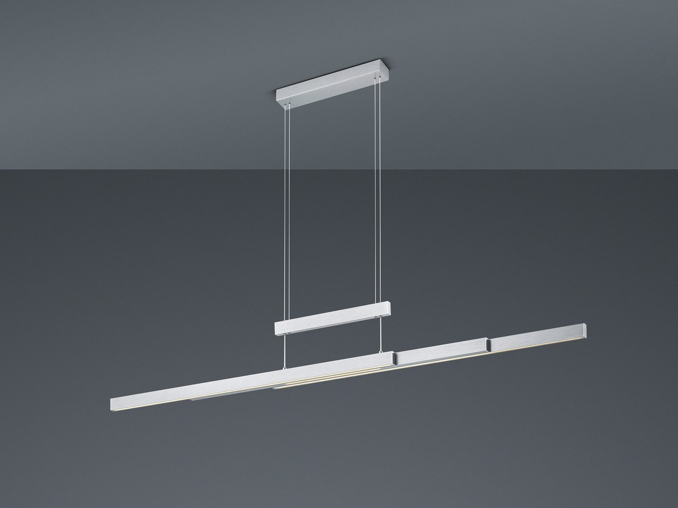 TRIO Leuchten LED Pendelleuchte, Dimmfunktion, LED fest integriert, Warmweiß, Neutralweiß, Ausziehbare Esstisch-Lampe hängend stufenlos höhenverstellbar B: 150cm