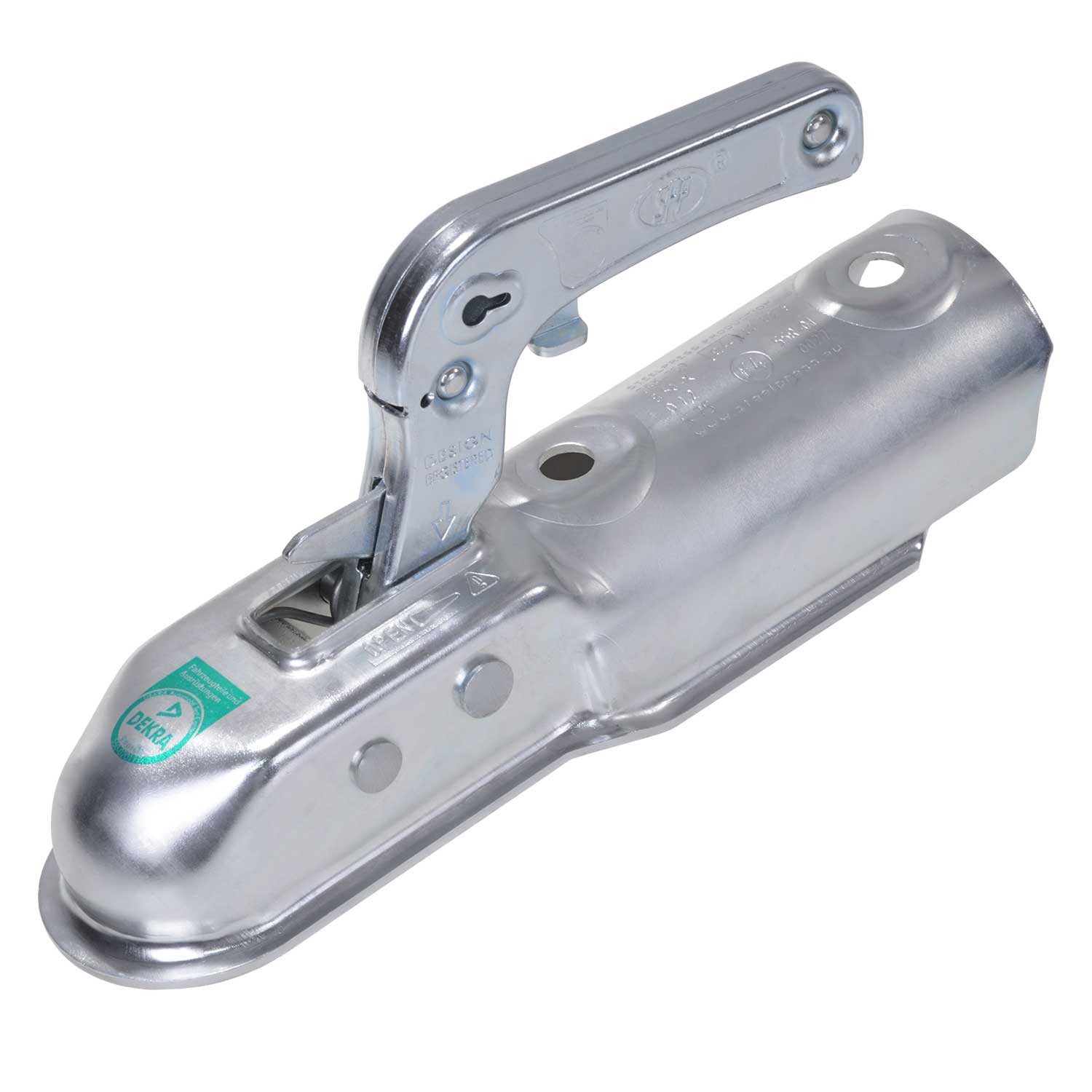 Diedrich Filmer GmbH Anhängerkupplung Kupplungsklaue Zugmaul Zugkugelkupplung Silber (1-St), Anhänger Kupplung Anhängerkupplung 70mm 750kg Rund runde Deichsel