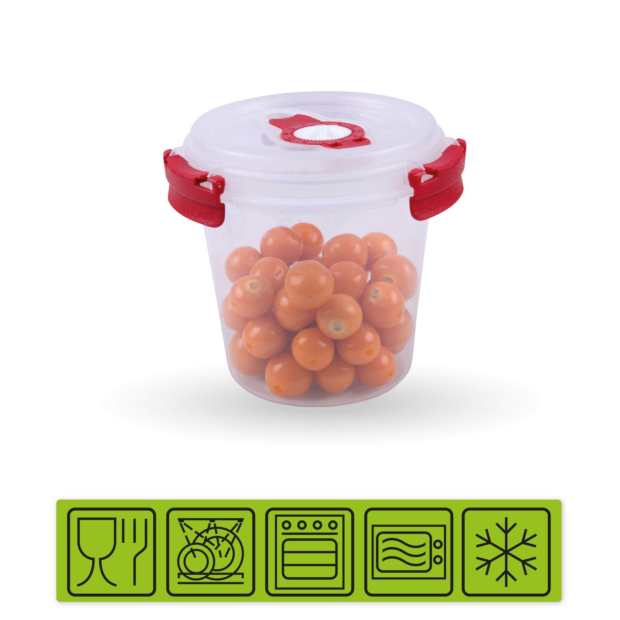 Frischhaltedose Bestlivings Fresh luftdicht Frischhaltebox Vorratsdose Lebensmittel Rot - Prep Kunststoff, Meal - Aufbewahrungsbox System,