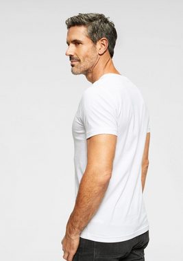 Gant V-Shirt mit Blende