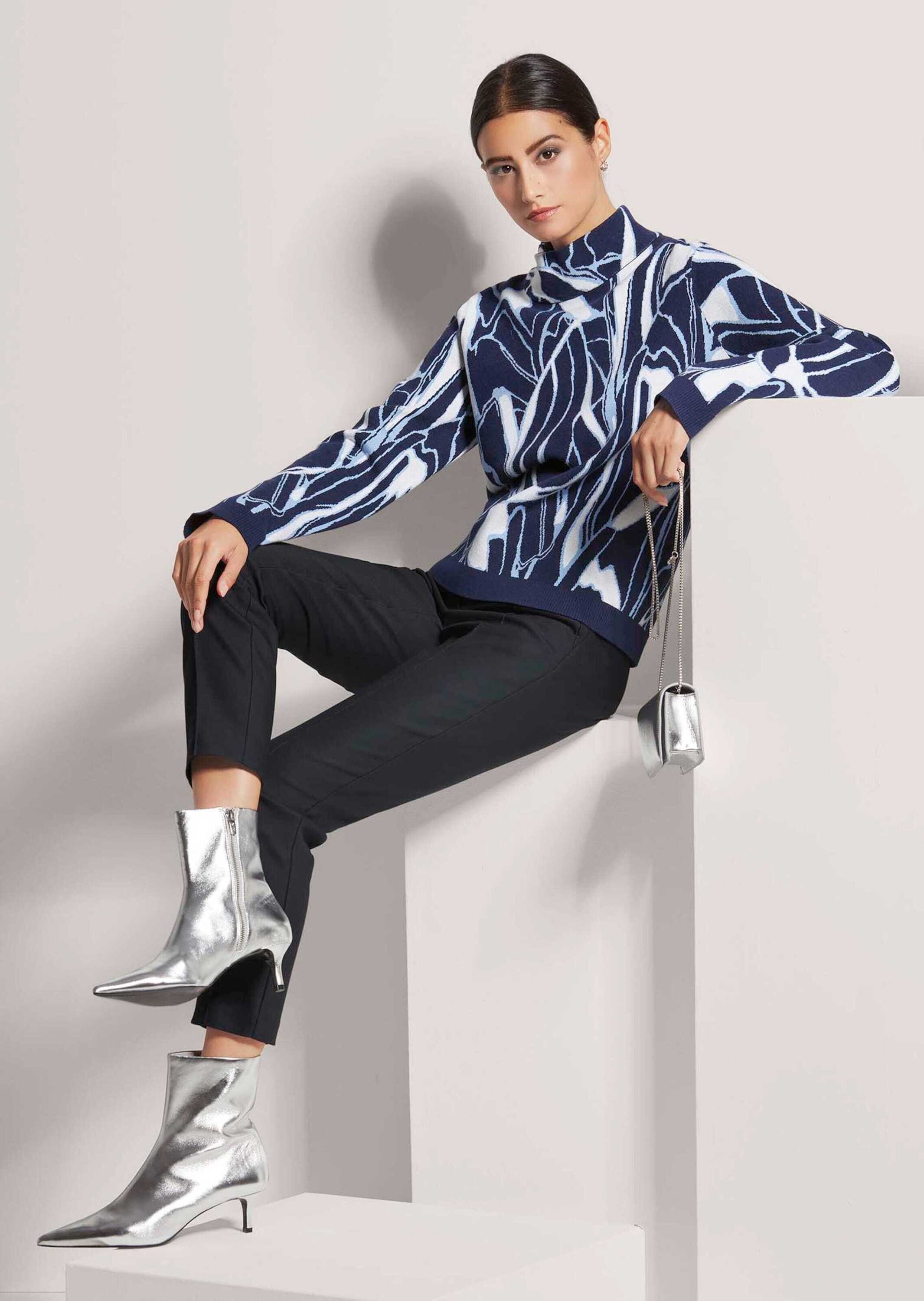 MADELEINE Strickpullover Jacquard-Pullover