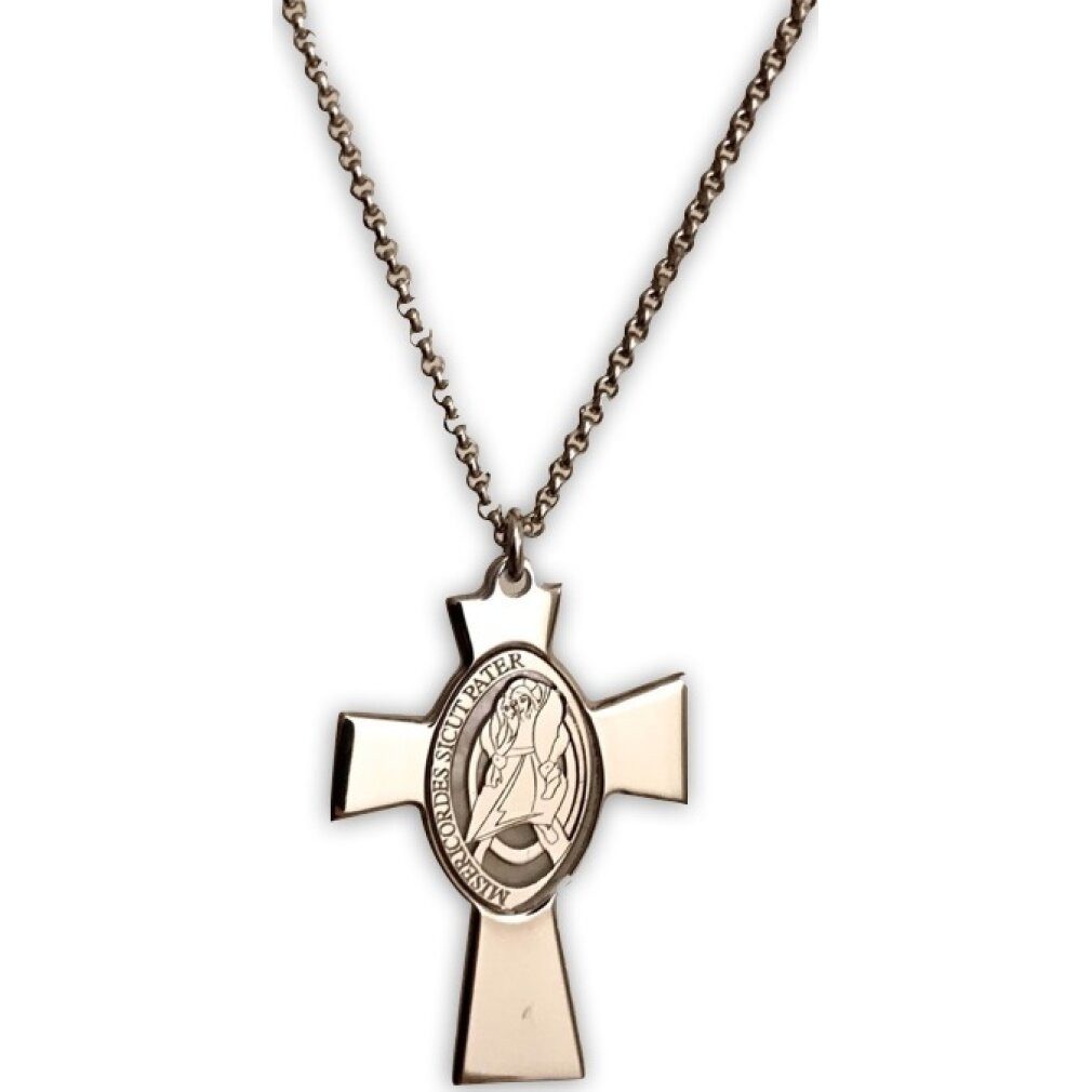 Amen Kette mit Einhänger Mod. CROCE GESU MADRE PERLA