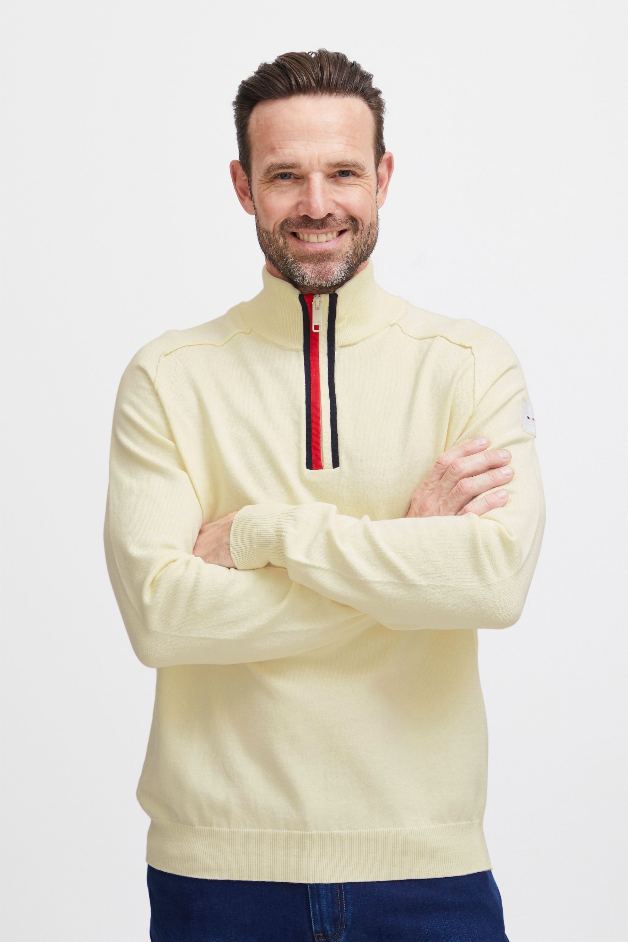 FQ1924 Troyer FQKyle raglan halfzip knit 21900570 Modischer Strickpullover günstig online kaufen