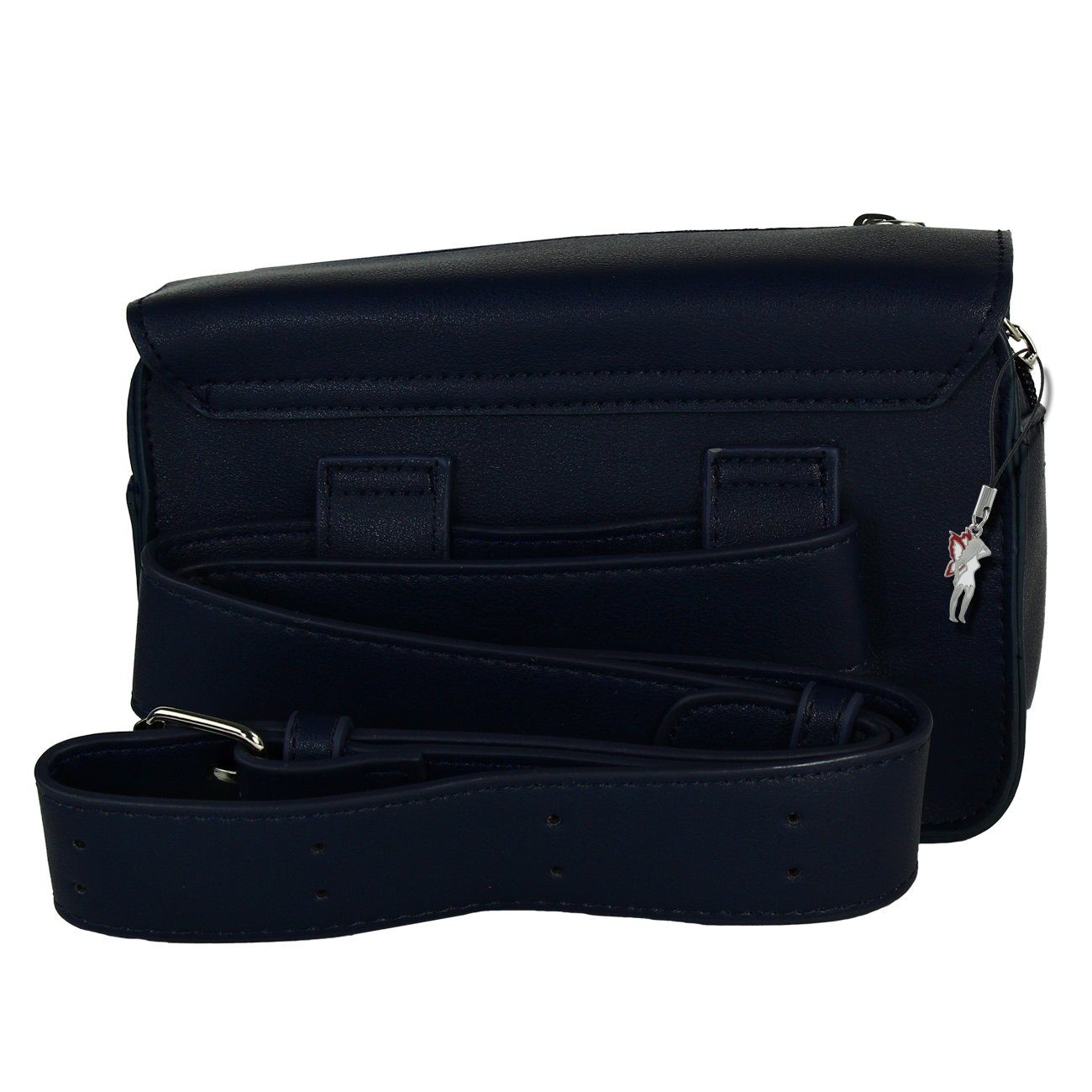 New x Damen, 5cm Jugend Bags ca. Damen OTD5024X beige, Hüfttasche eckig Gürteltasche Bags New ca. navy-blau 19cm (Gürteltasche), Tasche