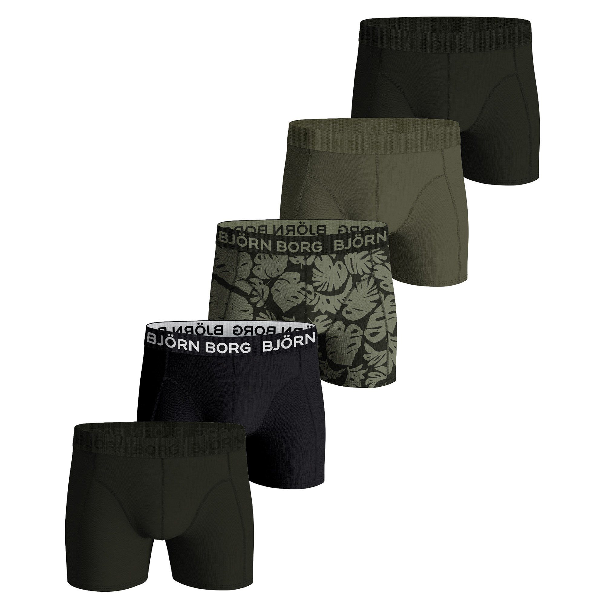 Boxer Herren Boxershort 5er Pack Baumwollmischung