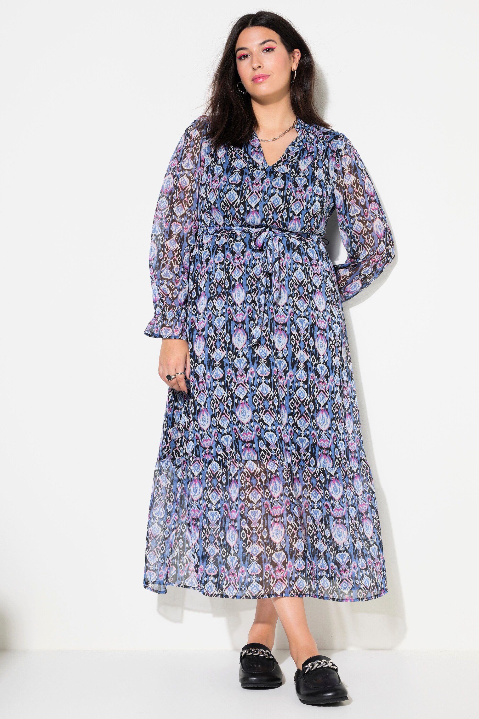 Studio Untold Maxikleid Maxikleid A-Line grafischer günstig online kaufen