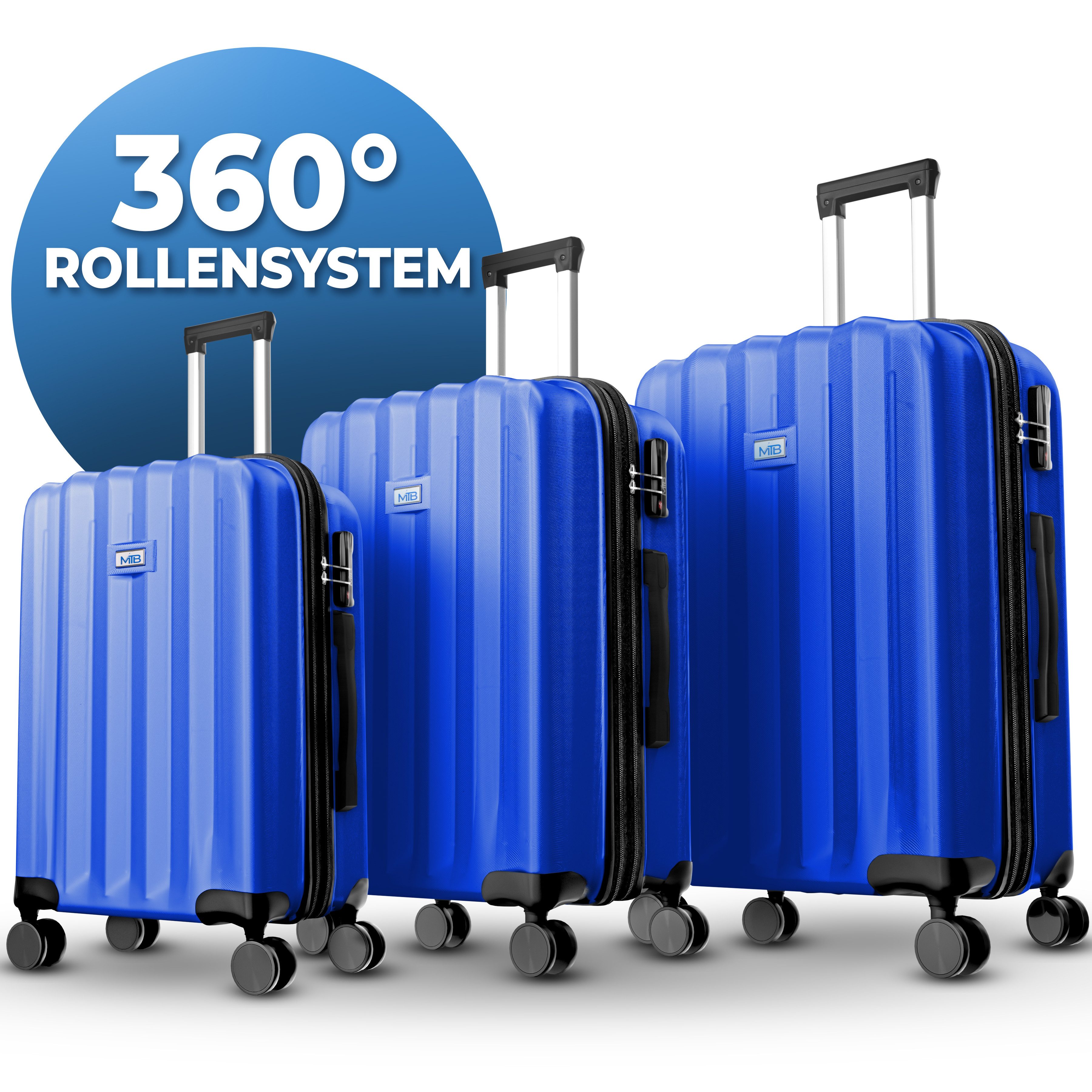 Hartschalen-Trolley Leichtes Handgepäck ABS Reisekoffer Koffer Trolleyset Reisegepäck