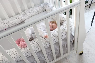 Bettrolle Kinderbett Nestchen Schlange, Wickeltischumrandung "Wald", Babymajawelt, Lagerungshilfe im Schlaf, Sitzen, Liegen oder Entspannen. Made in EU
