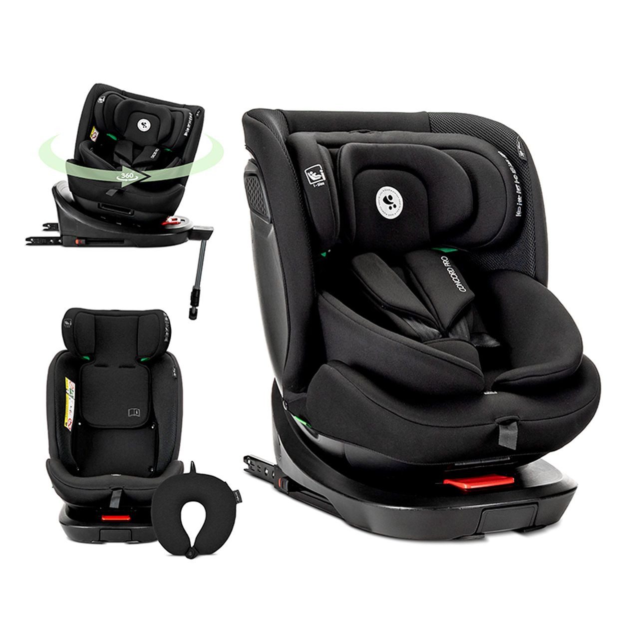 Lorelli Autokindersitz Kindersitz Concord Pro 40-150, ab: 0, bis: 12, Stützbein Nackenkissen Rückenlehne