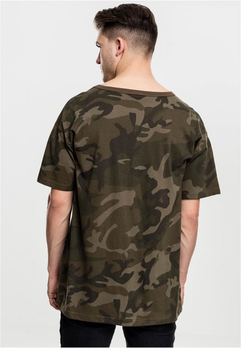 URBAN CLASSICS Rundhalsshirt Camo Oversized Tee