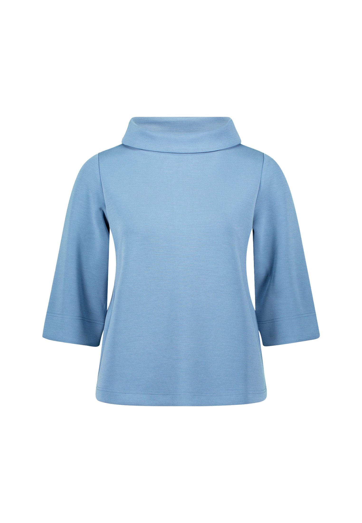 Zero Sweatshirt Damen Sweatshirt mit weitem Rollkragen Plain/ohne Details günstig online kaufen