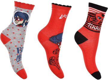 Miraculous - Ladybug Feinsocken 6x Miraculous Socken Ladybug Mädchen Strümpfe Kindersocken MEGAPACK original Mädchensocken weich+warm Gr.23/26 27/30 31/34