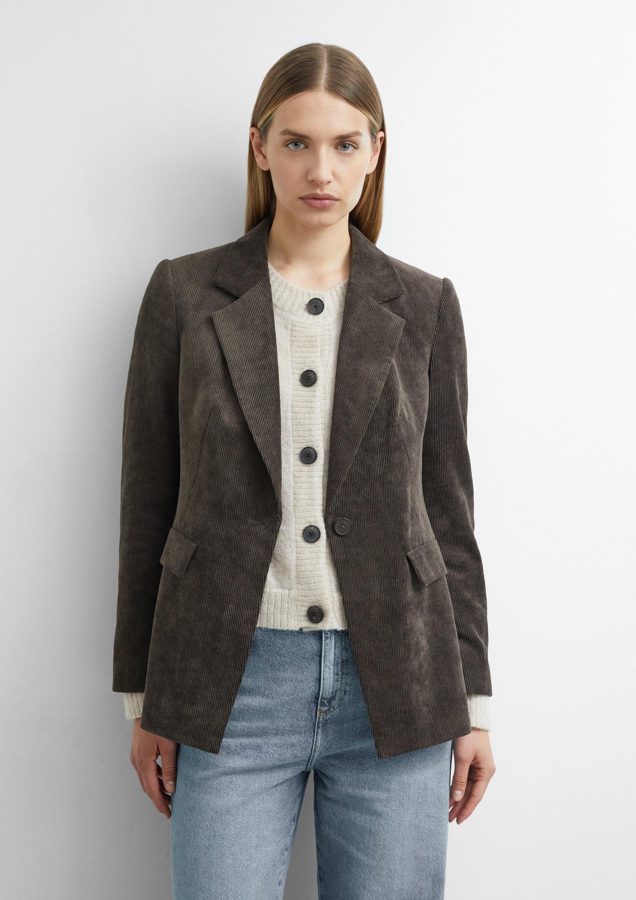 comma Jackenblazer Indoor-Blazer Blazer aus Feinkord